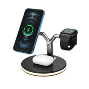 3 In 1 Magnetic Wireless charger stand Watch 15W Fast Charging Dock Station For Earbuds Pro