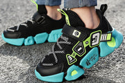 Mesh Fly Woven Velcro Breathable Sneakers