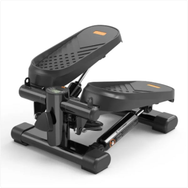 CD Monitor Downloads Home Office Exercise 330LBS Capacity Mini Stepper With Resistance Bands And LCD Monitor